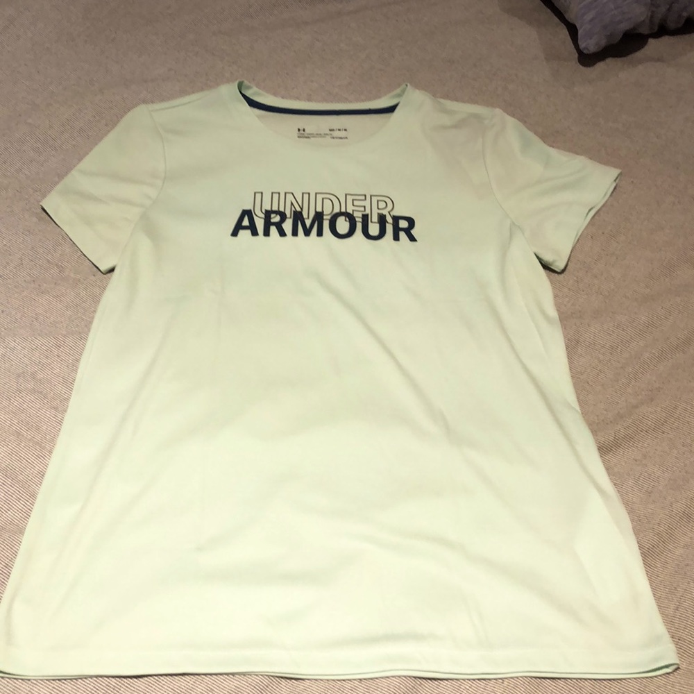 Under Armour athletic T-shirt light green